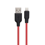 Купить USB Hoco X21 Plus Silicone Lightning 0.25m, 3