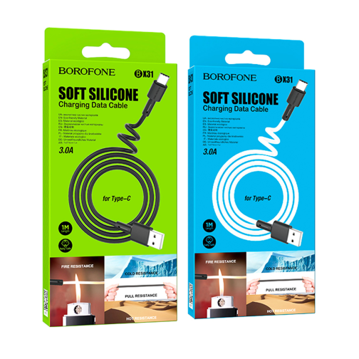 Кабель USB Borofone BX31 Silicone Type-C превью 2