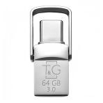 Купити USB OTG флеш-накопичувач -Type C 64GB T&G металева серія 104, 2