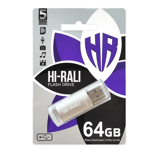 USB флеш-накопичувач Hi-Rali Rocket 64gb