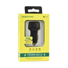 Купити Автомобільний Зарядний Пристрій Borofone BZ14A PD20W+QC3.0 3A