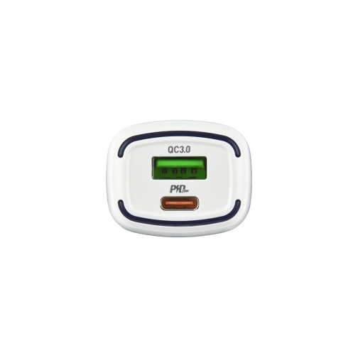 Купити Автомобільний Зарядний Пристрій Borofone BZ14A PD20W+QC3.0 3A, 5