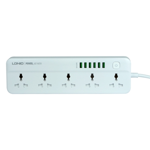 Купити Мережевий Подовжувач LDNIO SC5614 5 socket / 6 USB