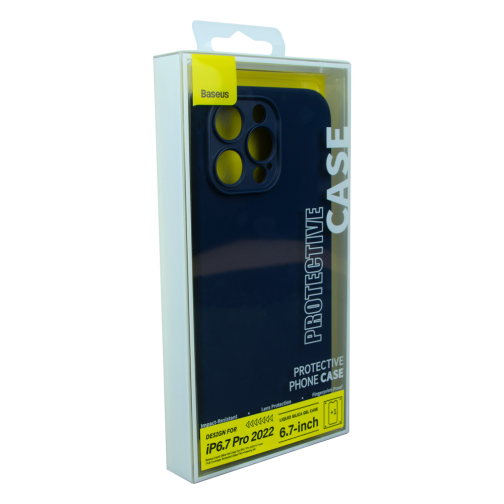 Чохол Baseus Liquid Silica Gel Case+Glass 0.22mm  для iPhone 14 Pro ARYT001703 превью 8
