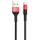 Купити Кабель USB Hoco X26 Xpress Charging Micro Чорно-Червоний