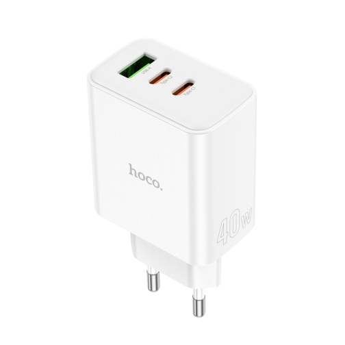 Купить Сетевое Зарядное Устройство Hoco C126A Pure PD+QC 40W(2C1A), 4