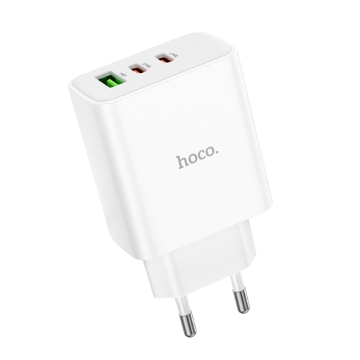 Купить Сетевое Зарядное Устройство Hoco C126A Pure PD+QC 40W(2C1A), 6