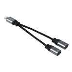 Купить Переходник XO NBR160A audio adaptor Lightning to double Lightning, 2