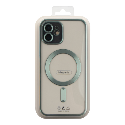 Чохол TPU Metallic Chrome Full Camera with Magsafe для iPhone 12 превью 5