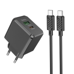 Купить Сетевое Зарядное Устройство Hoco CS14A 1USB-C/1USB PD/QC 20W+Type-C to Type-C