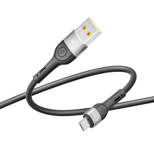 Кабель USB Ridea RC-XS51 X-Silicone MicroUSB 3A 2m превью 4