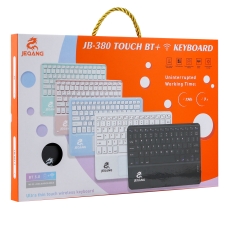 Купити Клавіатура бездротова JEQANG JB-380 bluetooth charging and lighting touch keyboard Купити Клавіатура бездротова JEQANG JB-380 bluetooth charging and lighting touch keyboard