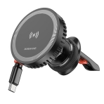 Купить Автодержатель Borofone BH207 Mona Magnetic Wireless 15W, 2
