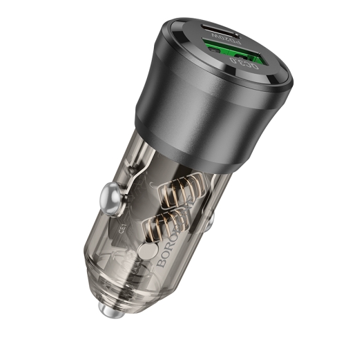 Купити Автомобільний Зарядний Пристрій Borofone BZ25 1USB/1USB-C QC/PD38W, 4