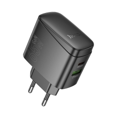 Купити Мережевий Зарядний Пристрій Hoco CS63A 1USB/1USB-C PD65W/QC GAN Купити Мережевий Зарядний Пристрій Hoco CS63A 1USB/1USB-C PD65W/QC GAN