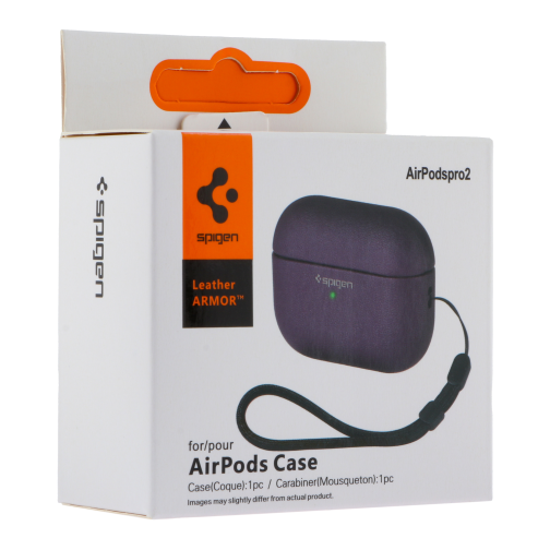 Футляр TPU Spigen Leather Armor для Airpods 4 превью 6