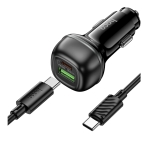Купить Авто Зарядное Устройство Hoco Z58A 1USB/1USB-C QC/PD48W+Type-C to Type-C, 4