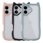 Купити Чохол TPU+PC Cat Ears Case для iPhone 16