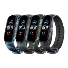 Купить Ремешок для Xiaomi Mi Band 3/4 Сamouflage Купить Ремешок для Xiaomi Mi Band 3/4 Сamouflage