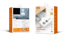 Купити Мережевий Подовжувач LDNIO SE2435 3USB/1USB-C/2-Sockets PD20W