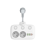 Купити Мережевий Подовжувач LDNIO SE2435 3USB-A / 1USB-C / 2-Sockets QC/PD20W, 2