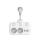 Купити Мережевий Подовжувач LDNIO SE2435 3USB-A / 1USB-C / 2-Sockets QC/PD20W Білий