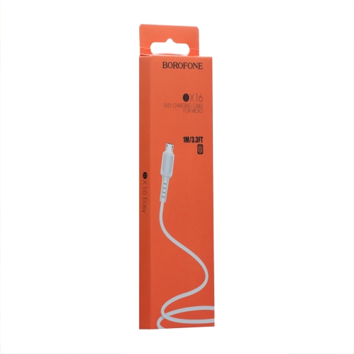 Купити Кабель USB Borofone BX16 Micro М'ята упаковка