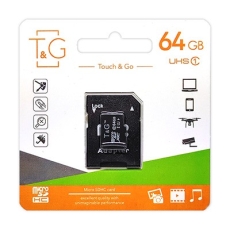 Купить Карта Памяти T&G MicroSDXC 64gb UHS-1 10 Class & Adapter