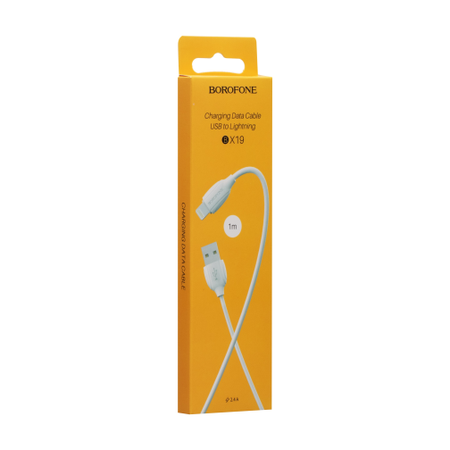 Кабель USB Borofone BX19 Benefit Lightning М'ята упаковка
