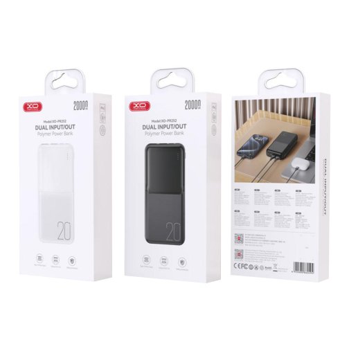 Купить Power Bank XO PR252 Lighted Mobile Power 20000 mAh, 2
