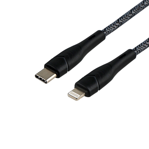 Купити Кабель USB Ridea RC-RL15 RGB Light Type-C to Lightning 30W 1.2m, 7