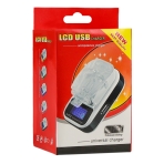 Купити Мережевий Зарядний Пристрій Универсальное LCD Евро, 2