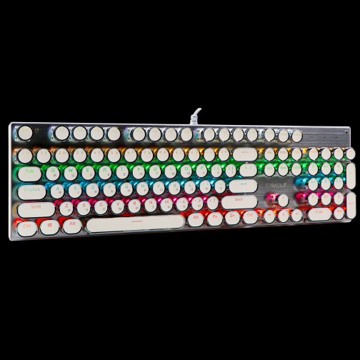 Купити Клавіатура TWolf T75 punk LED Blue Switch М'ята упаковка, 3