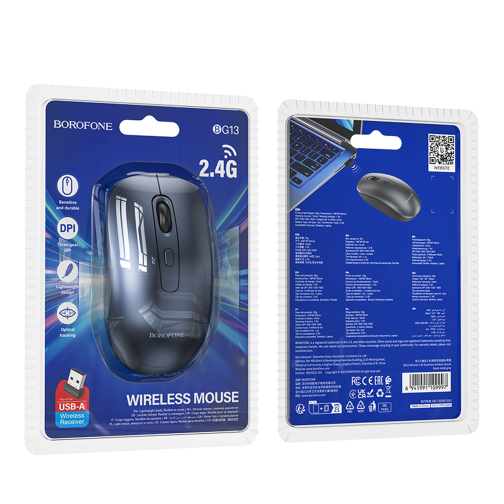 Бездротова Миша Borofone BG13 Winner 2.4G + Bluetooth превью 2