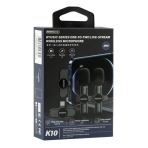 Купить Микрофон Петличный Беспроводной Remax K10 Twin Lightning, 2