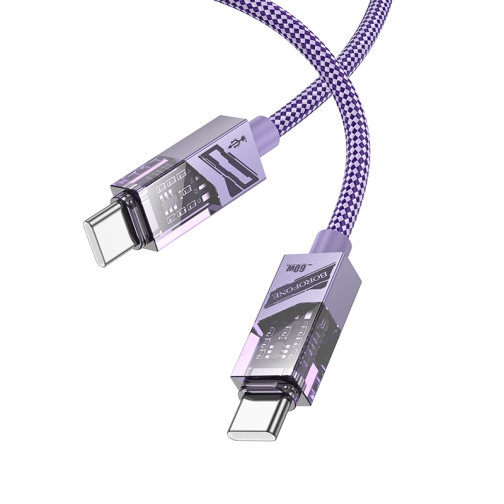 Купить USB Borofone BU42 Octavia 60W Type-C to Type-C 1.2m, 7
