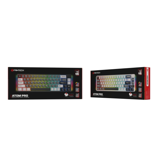 Купить Клавиатура Игровая беспроводная FANTECH ATOM PRO66 MK919 Red Switch, 2