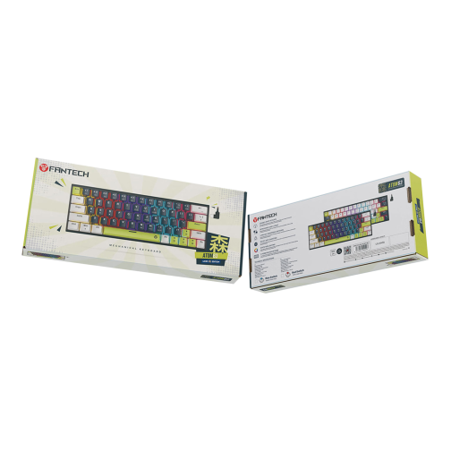Клавіатура Ігрова FANTECH ATOM63 MK874V2 MIZU Blue Switch превью 2
