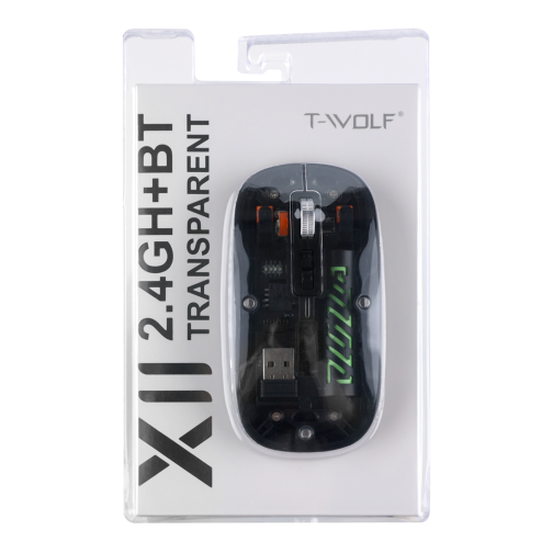Бездротова Миша TWolf X11 Rechargeable 2.4G + Bluetooth превью 2
