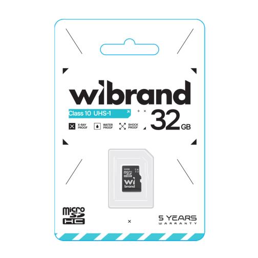 Карта Пам'яті Wibrand MicroSDHC 32gb UHS-1 10 Class