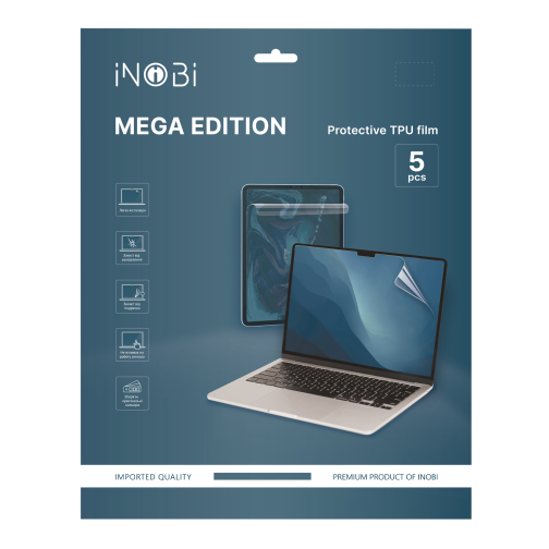Гідрогель плівка для ноутбука iNobi NEX-012 / (матова) / 5шт.