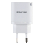 Купити Мережевий Зарядний Пристрій Borofone BA84A 1USB-C PD/QC 30W+Type-C to Type-C, 4