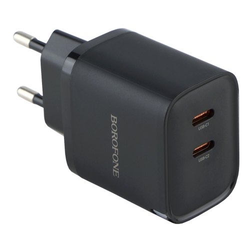 Купити Мережевий Зарядний Пристрій Borofone BA85A 2USB-C PD/QC 35W, 5