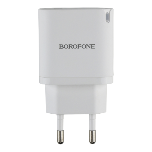 Мережевий Зарядний Пристрій Borofone BA83A 1USB-C/1USB PD/QC 20W+Type-C to Type-C превью 4