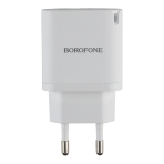 Купить Сетевое Зарядное Устройство Borofone BA83A 1USB-C/1USB PD/QC 20W+Type-C to Type-C, 4