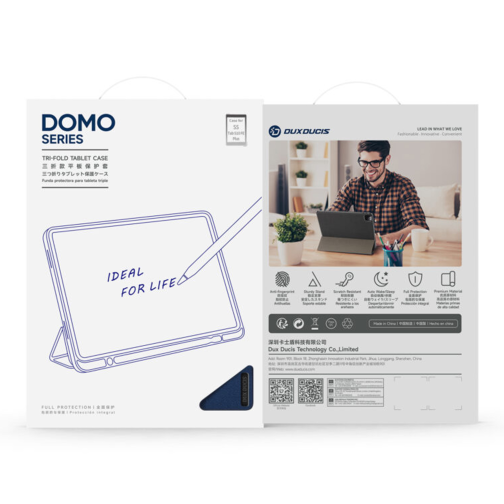 Чохол Dux Ducis Domo для Samsung Tab S10 FE Plus (X620/X626B) with S Pen Holder & Auto Sleep Wake превью 2