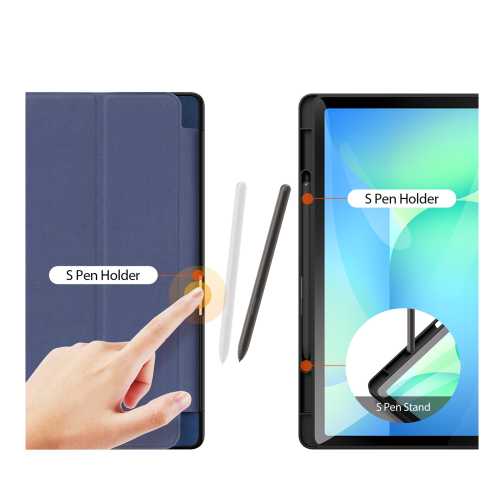Чохол Dux Ducis Domo для Samsung Tab S10 FE Plus (X620/X626B) with S Pen Holder & Auto Sleep Wake превью 5