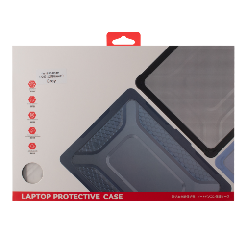 Накладка TPU+PC Hex Shield for MacBook Pro 16' 2024/2023/2021 （A2485/A2780/A2991） превью 2