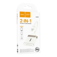 Купити Перехідник Hoco UA40 2-in-1 Card Reader Lightning