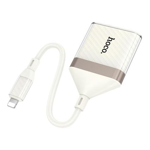 Перехідник Hoco UA40 2-in-1 Card Reader Lightning превью 4